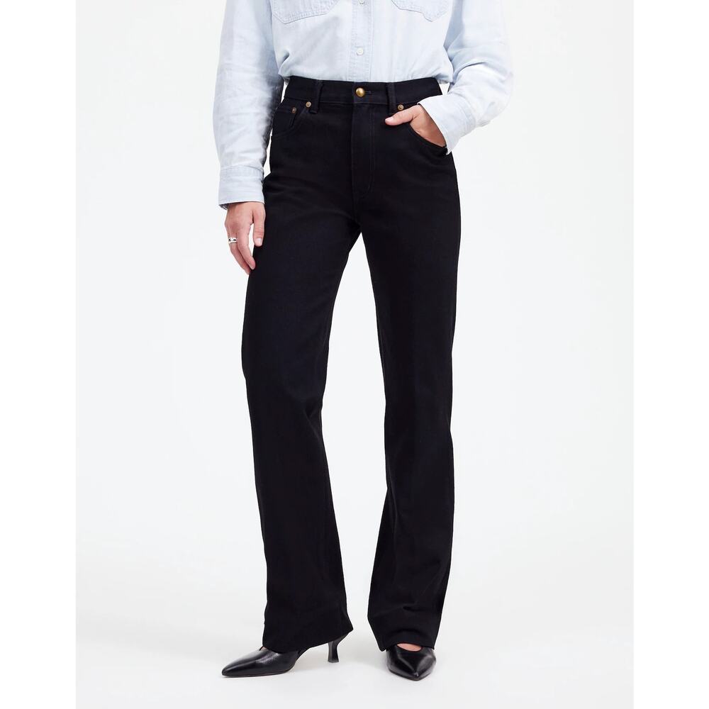 NWT Madewell The Alexa Dream Jean in Outridge Wash Black Size 27